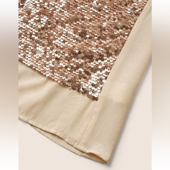 BloomChic Plus Size XL Sequin Patchwork Adjustable Straps Cami Top us14-16 - Picture 4 of 7